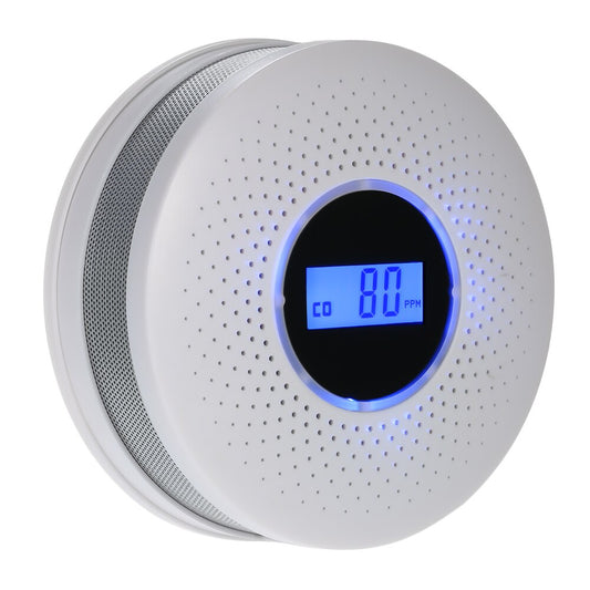 Combined Smoke and Carbon Monoxide Detector with Long-Lasting Battery