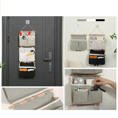 Over-the-Door Hanging Organizer | 2-Tier Storage Bag | Polyester