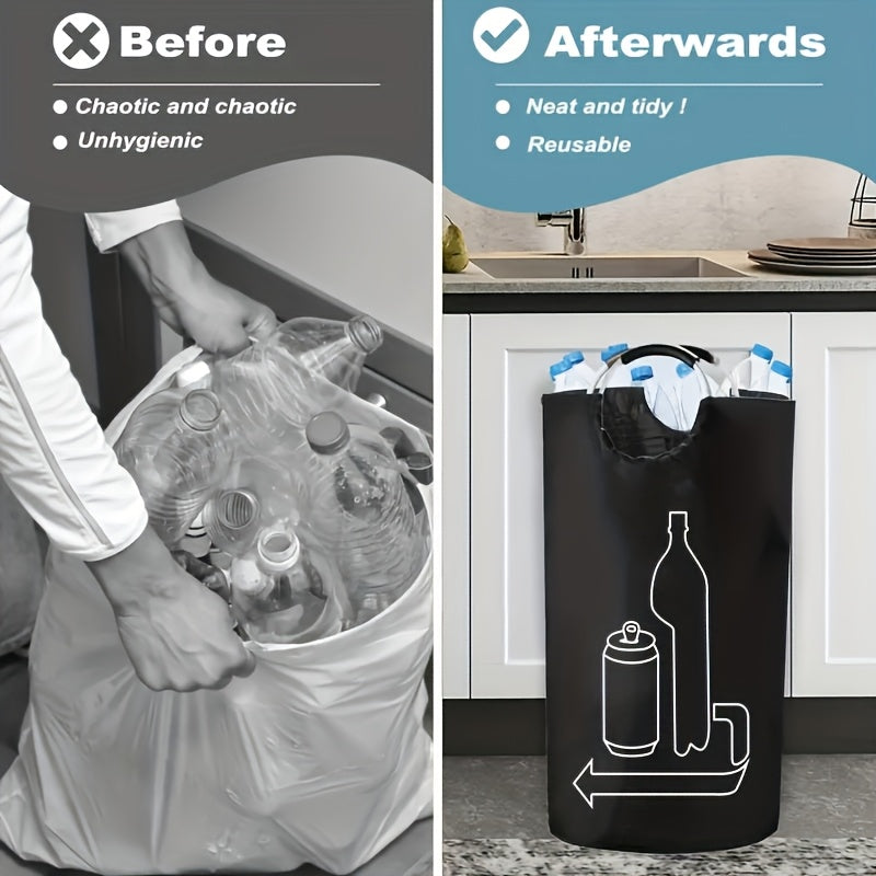 115L Expandable Storage Container for Laundry & Recycling