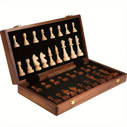Wooden Chess Set - Ideal for Competitive Play