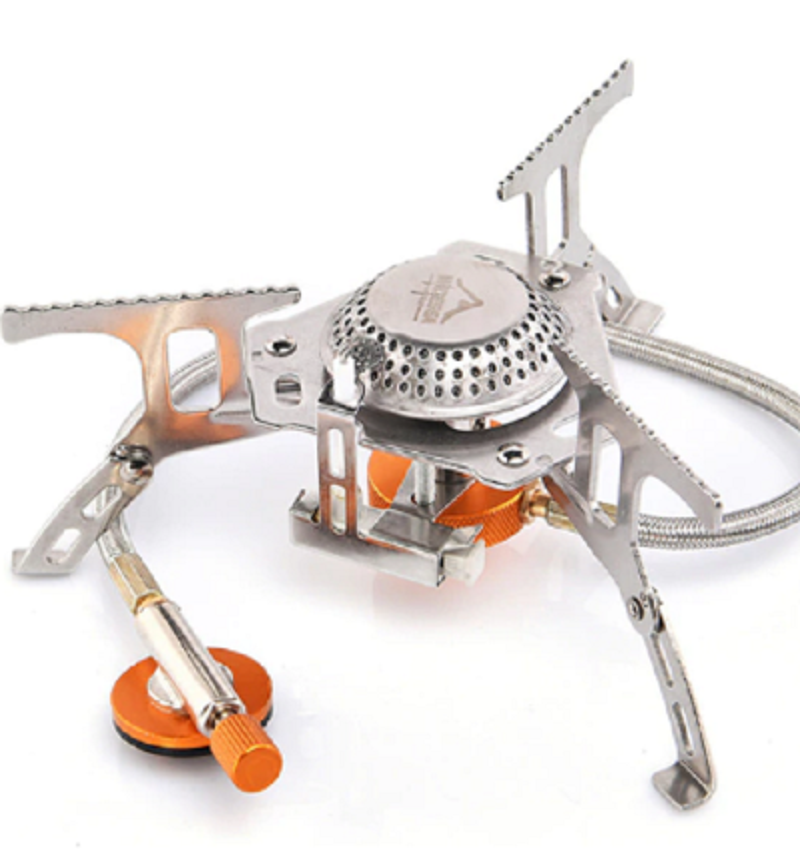 Compact Square Stove for Outdoor Camping