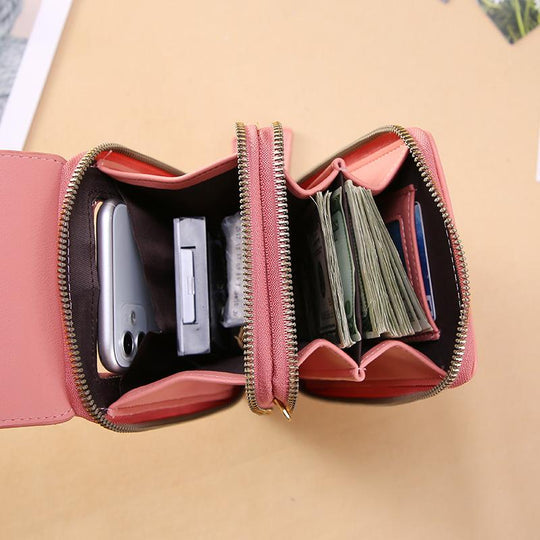 Smart Access Crossbody Bag with Touchscreen Window