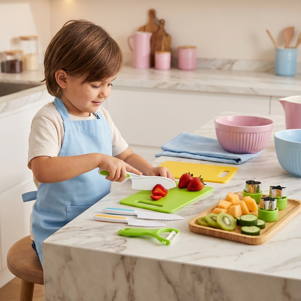 Safe Kitchen Set - Designed for Young Gourmet Chefs