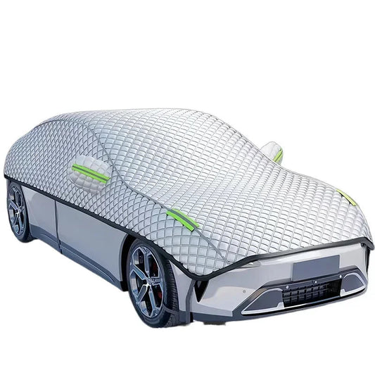 All-Weather Car Cover | Waterproof Half Garage Protection | Frost, Sun & Hail Shield
