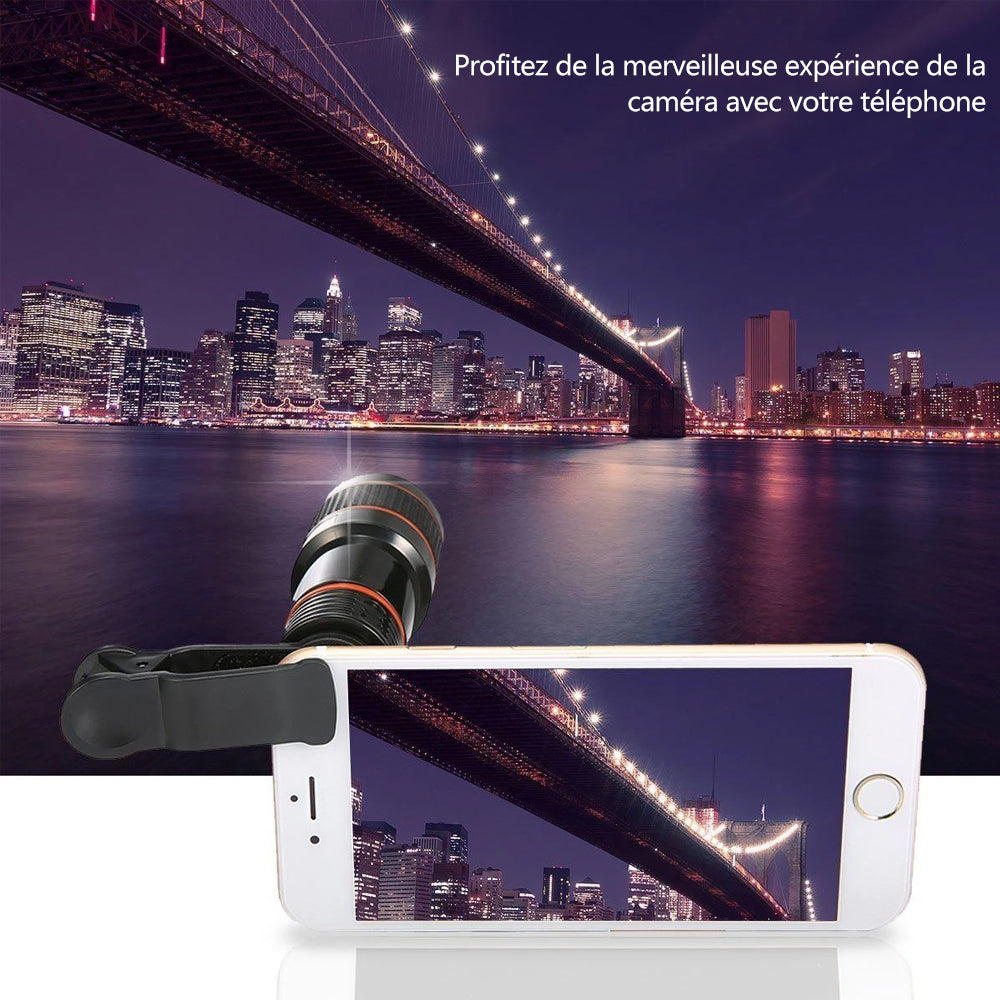Camera Lens Kit for Phones - 12X Magnification