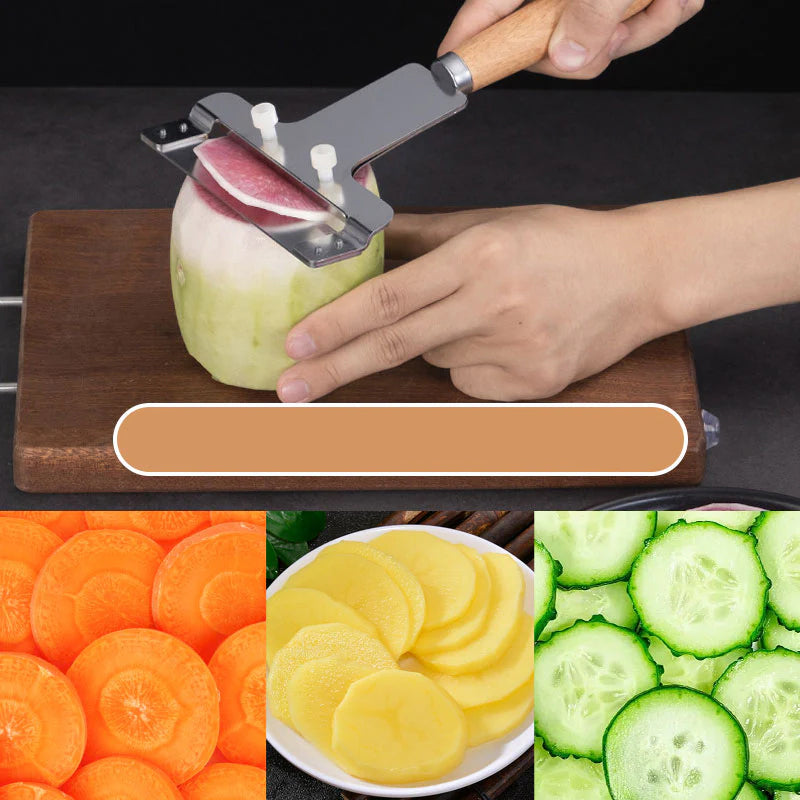 All-in-One Tool for Easy Peeling, Slicing, and Grating
