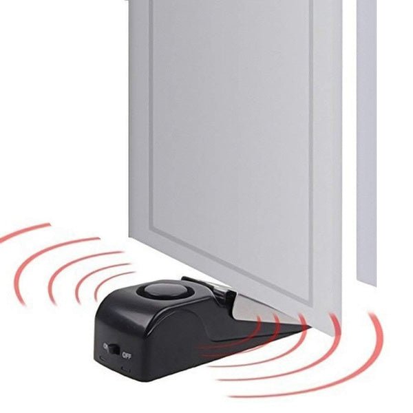 Portable Security Wedge Alarm | Adjustable Sensitivity & Loud Siren