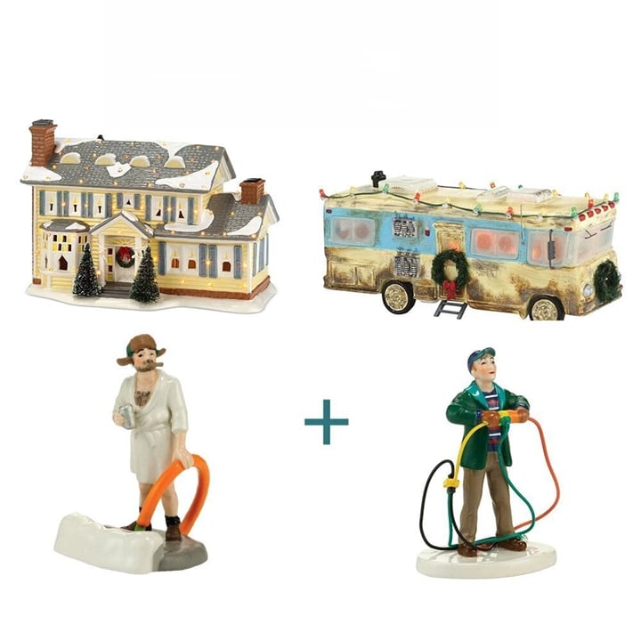 Christmas Village Ceramic Set Inspired by National Lampoon's Vacation