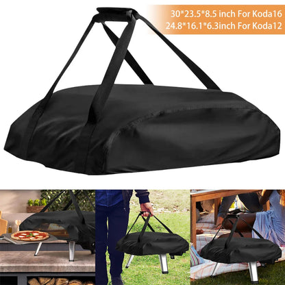 Weatherproof Pizza Oven Cover | 420D Oxford Fabric | Fits Ooni Koda & Karu | BBQ Accessory