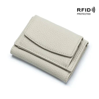 Compact RFID-Blocking Wallet | Ample Card Slots + Zipper Coin Pocket | Hidden Compartment | 14 Stylish Colors