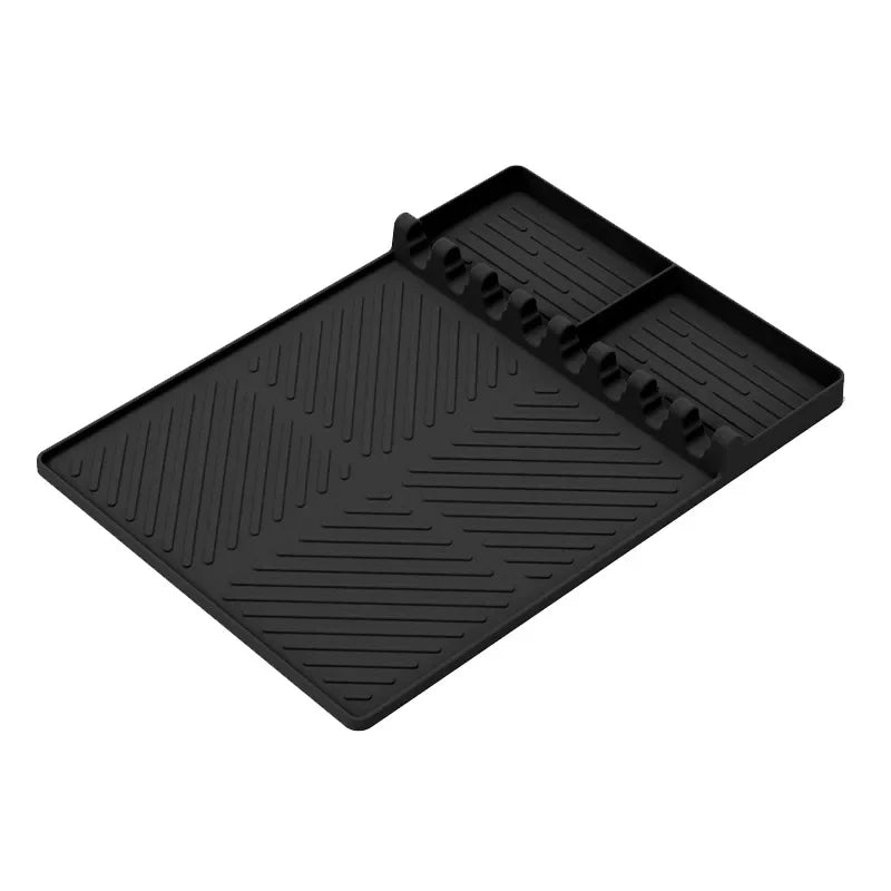 Silicone Grill Mat and Cleaning Pad | Dust Protection Cushion | BBQ Accessories & Oven Oil Box