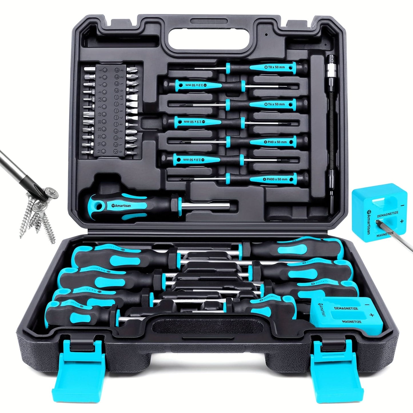 Magnetic Tool Set with Screwdrivers