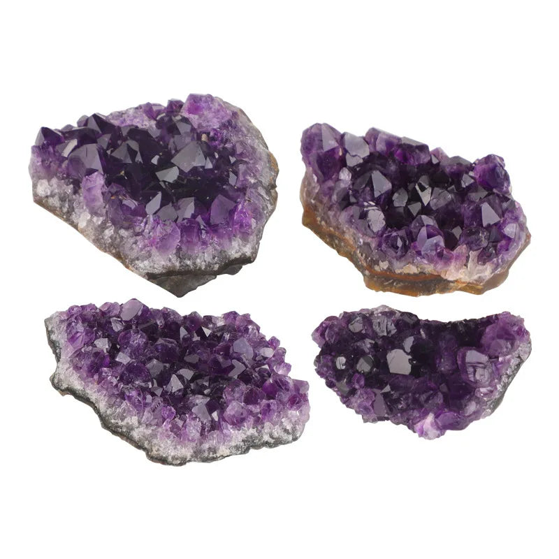 Amethyst Geode Crystal | Natural Stone for Meditation & Energy Healing | Polished