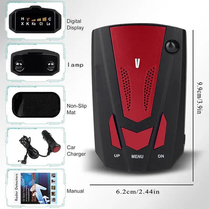 360-Degree Radar Detector for Long Range Detection