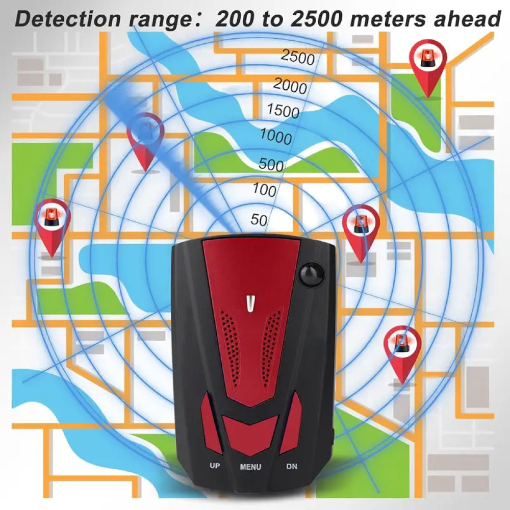 360-Degree Radar Detector for Long Range Detection