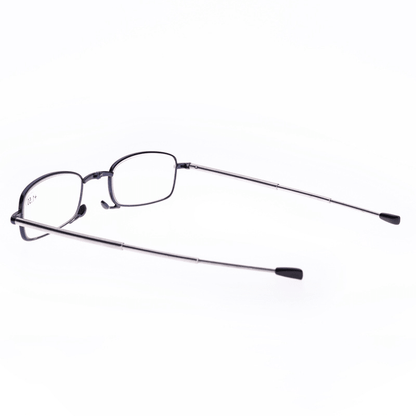 Compact Foldable Reading Glasses with Hard Case and HD Lenses for Daily Use