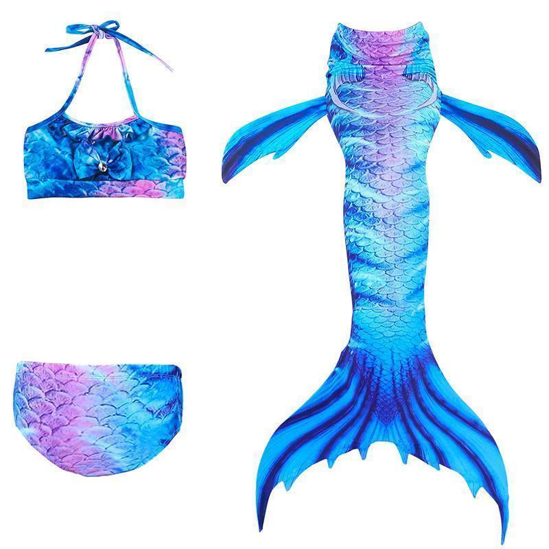 Girls' Mermaid Swimsuit - Princess Bikini Set for Children