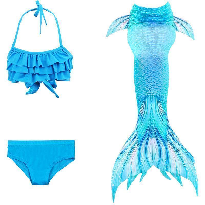 Girls' Mermaid Swimsuit - Princess Bikini Set for Children