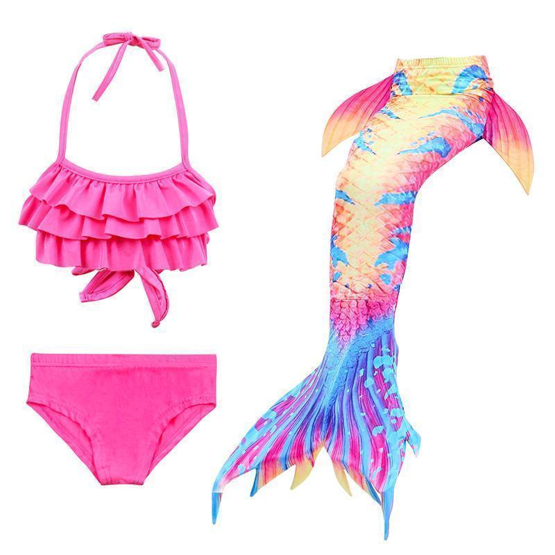 Girls' Mermaid Swimsuit - Princess Bikini Set for Children