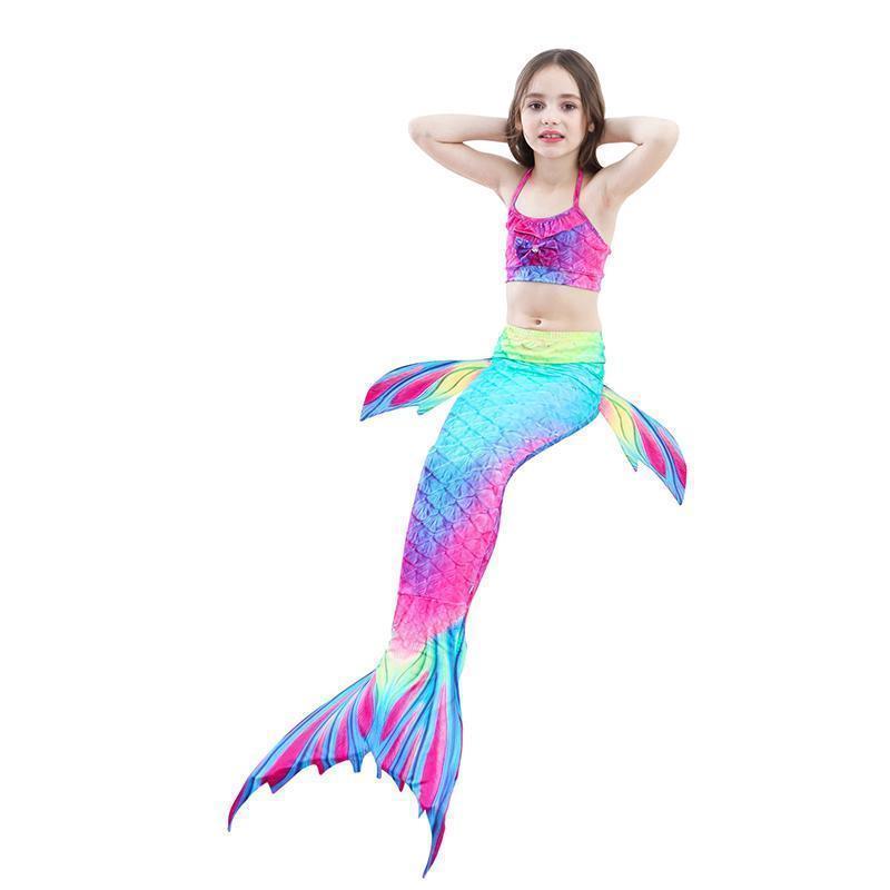 Girls' Mermaid Swimsuit - Princess Bikini Set for Children