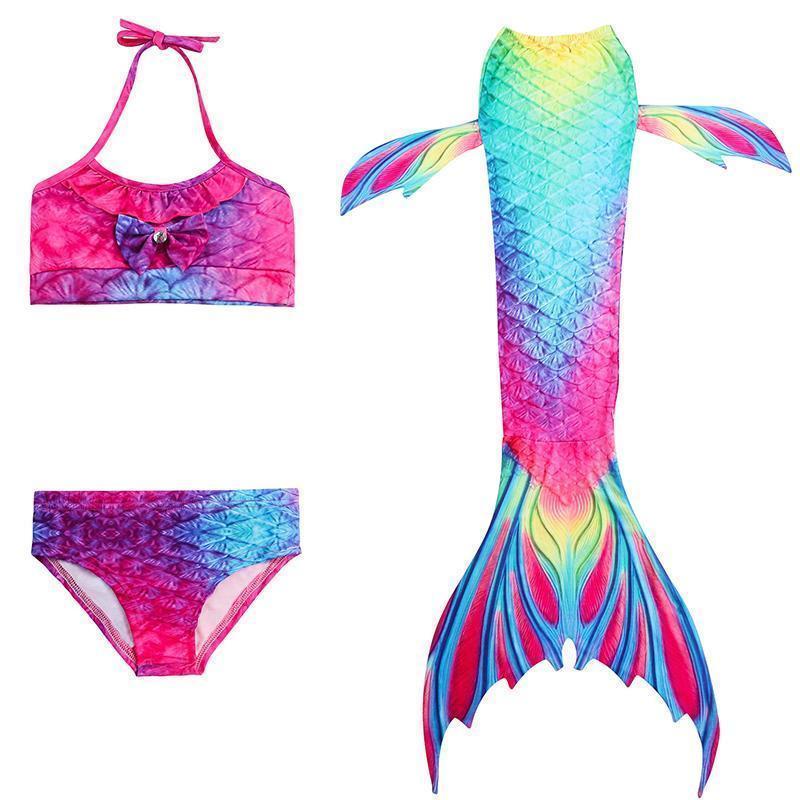Girls' Mermaid Swimsuit - Princess Bikini Set for Children