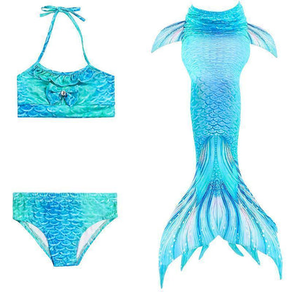 Girls' Mermaid Swimsuit - Princess Bikini Set for Children