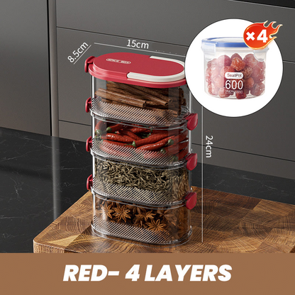 Spice Organizer for Fresh Aromas at the Touch of a Button