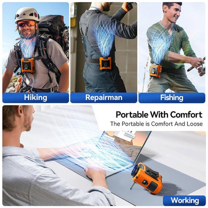 USB Hands-free Fan Belt for Comfortable Airflow