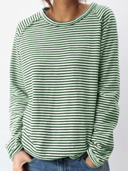 Striped Long-Sleeve Top