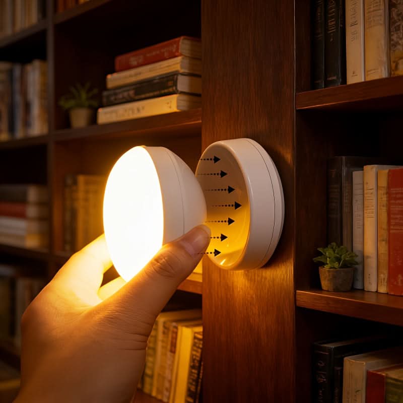Rechargeable Wall Lamp with Rotating Feature