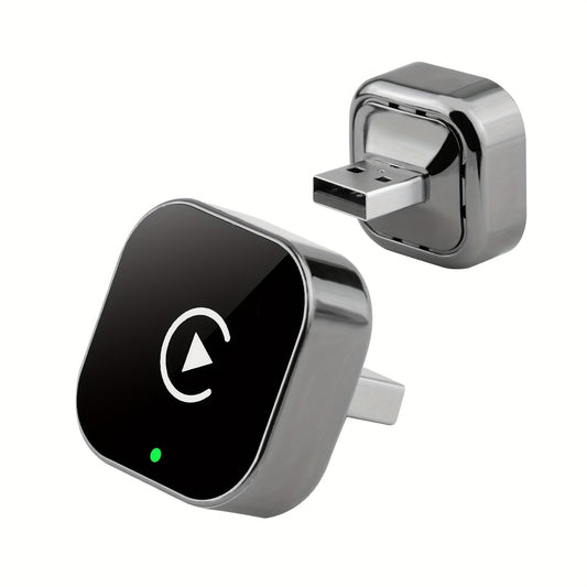 2-in-1 Wireless Adapter for CarPlay and Android Auto with USB & USB-C