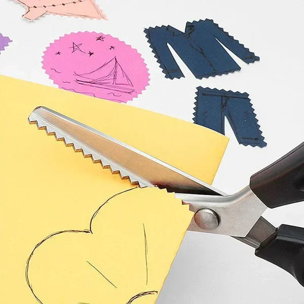 Precision Fabric Scissors with Serrated Blades - 23.5 cm