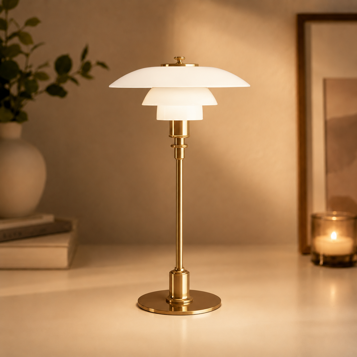 Minimalist Nordic Bedside Lamp – Scandinavian Style Table Light