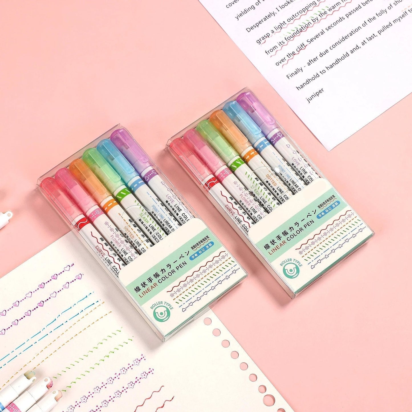 Curved Marker Set for Art Projects