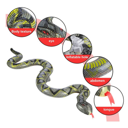 Inflatable Snake Pool Floats for Jungle-Themed Party Decor