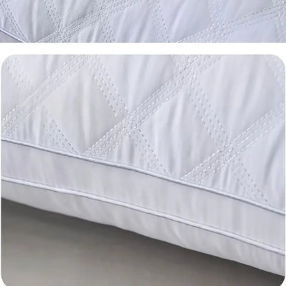 Set of 2 Hypoallergenic 3D Pillows - Soft Cervical Support & Hotel Quality Sleep