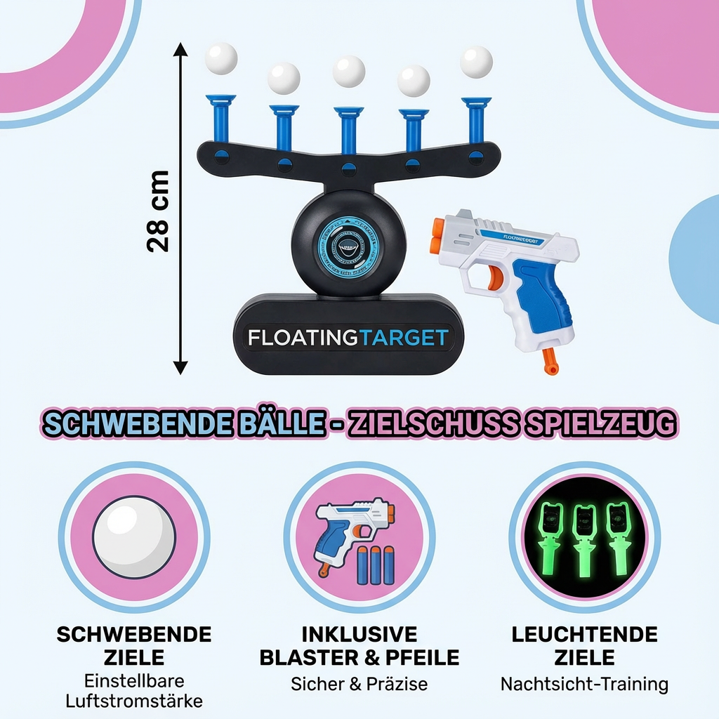 Floating Ball Target Shooting Toy for Kids