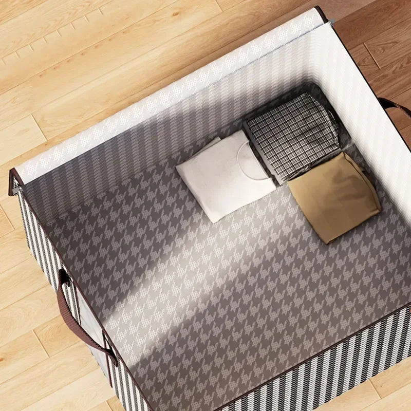 Foldable Storage Bag for Clothes | Large Capacity | Dustproof Organizer for Bedding & Moving