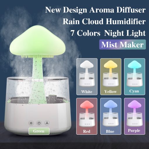 2-in-1 Humidifier and Night Light for Creative Spaces