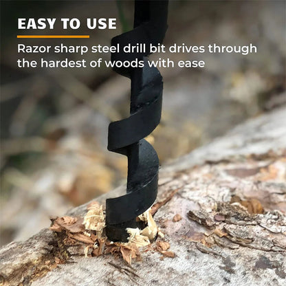 Survival Drill for Outdoor & Bushcraft Use | Diameter 1–2.5 cm