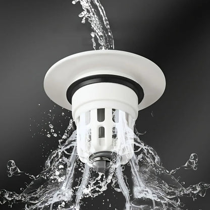 Pop-Up Sink Stopper with Strainer & Filter – Quick Drainage 6×6 cm