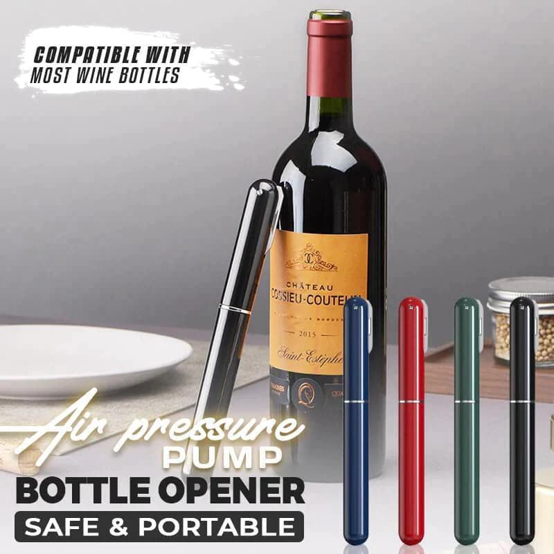 Compact and Portable Bottle Opener with Efficient Air Pressure Design