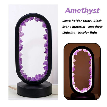 Handcrafted Amethyst Lamp for Atmosphere and Relaxation