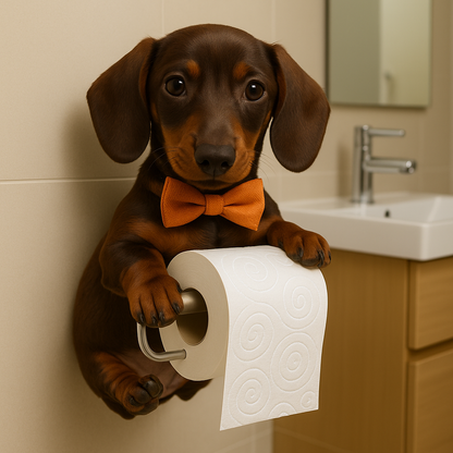 PawRoll – The Cutest Companion for Your Bathroom!