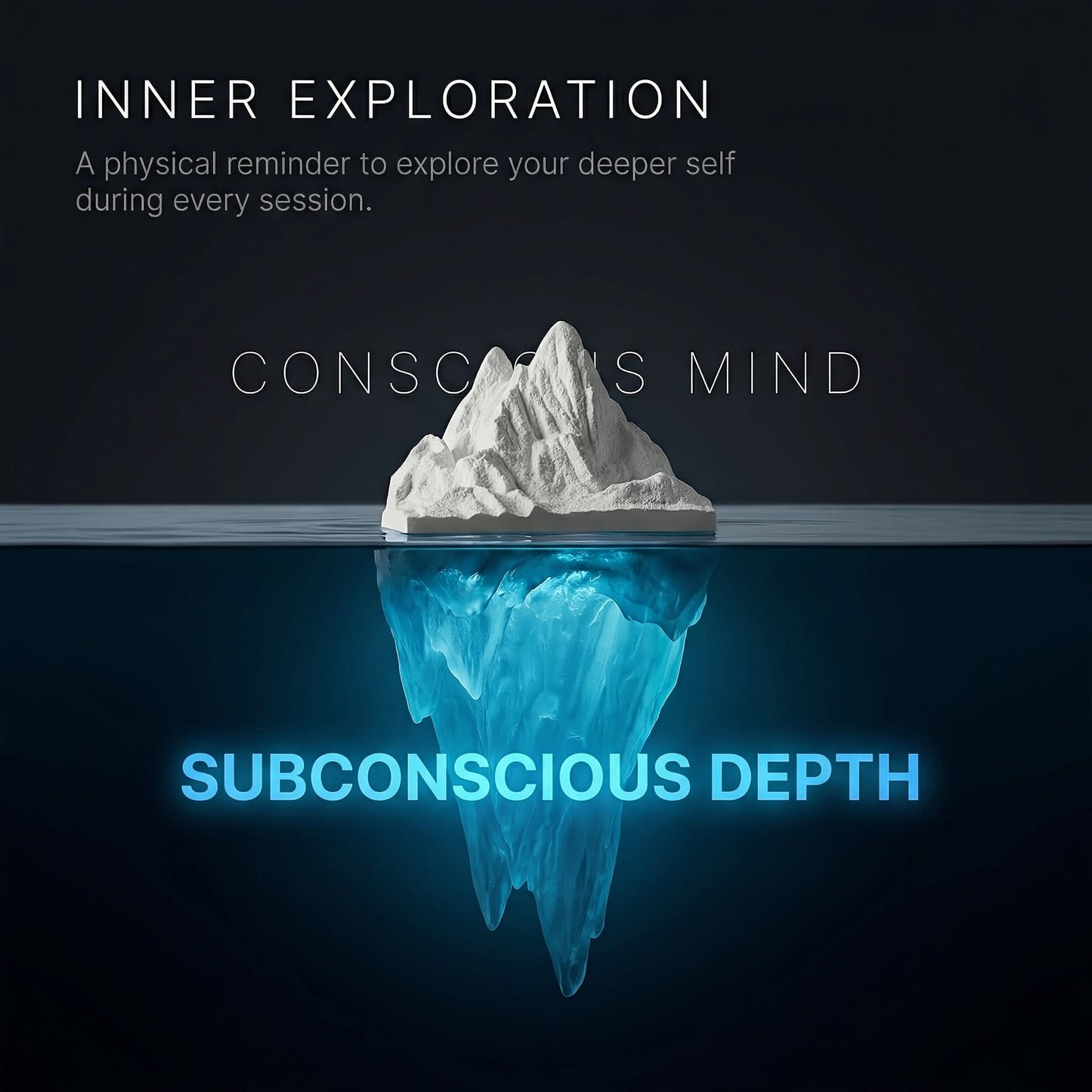 Visual Meditation Lamp for Calming Nighttime Environments