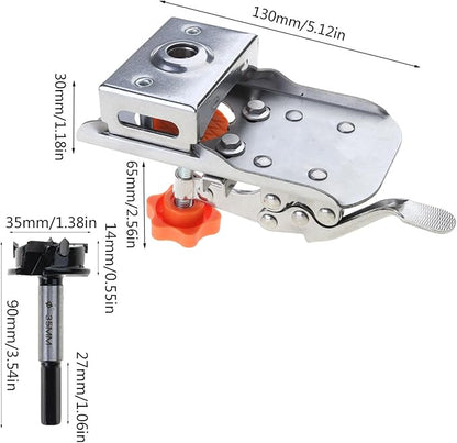 Hinge Drill Guide for Perfectly Aligned Hinge Holes Every Time