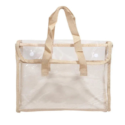 A4 Document Bag | Waterproof & Transparent | Spacious with Carry Handle