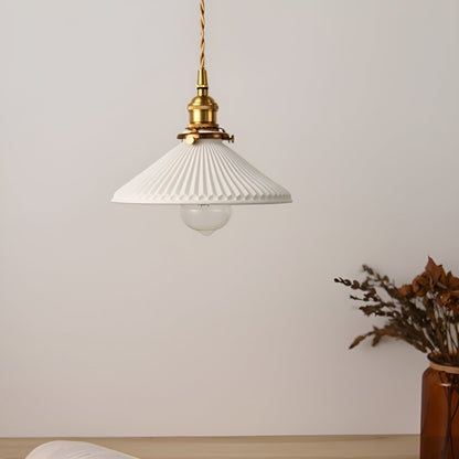 Vintage Ceramic Glass Pendant Lamp - AmberZen Light