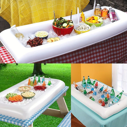 Inflatable Party Cooler - Ice Trough for Outdoor Gatherings