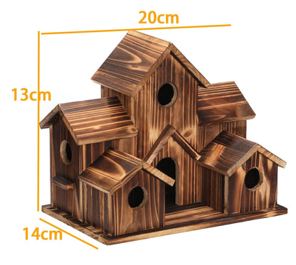 Cozy Weatherproof Home for Small Birds with Safe Reception